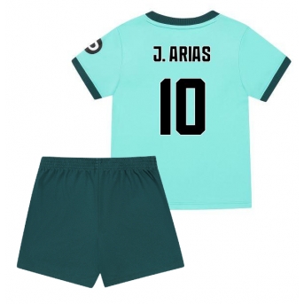 Billige Fotballdrakt Wolves Jhon Arias #10 Replika Bortedraktsett Barn 2025-26 Kortermet (med bukser)